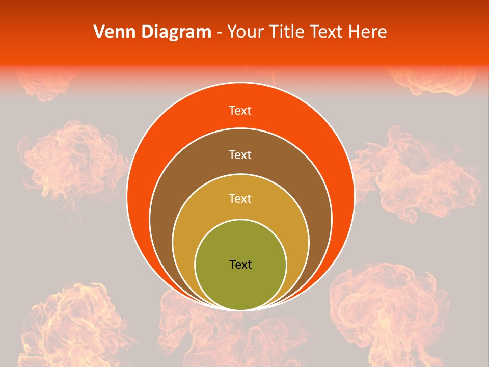 Blaze Beautiful Fiery PowerPoint Template
