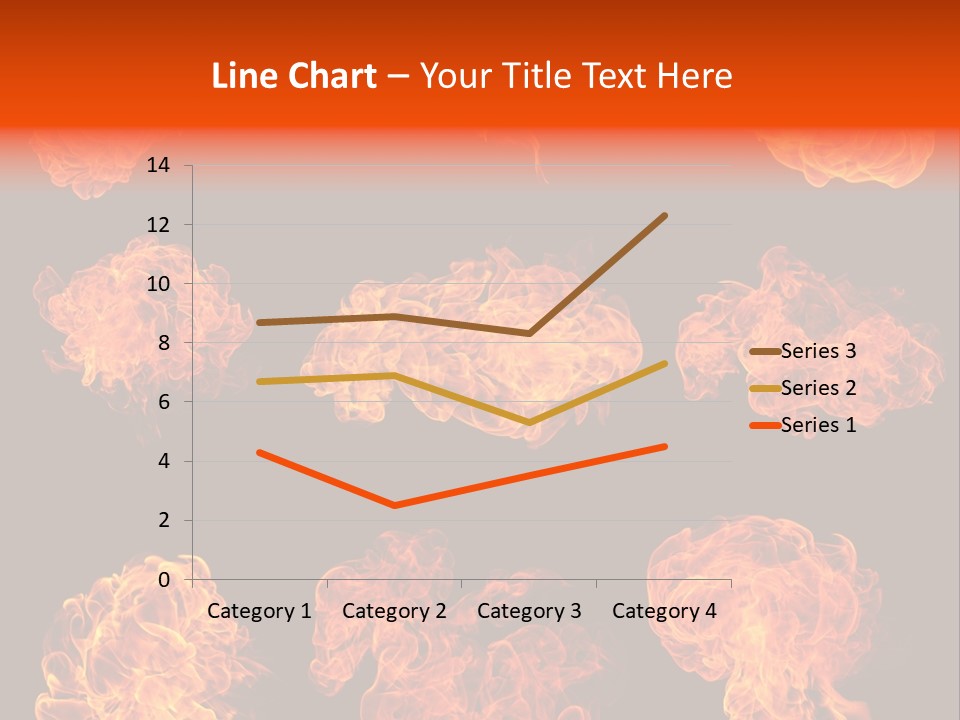 Blaze Beautiful Fiery PowerPoint Template