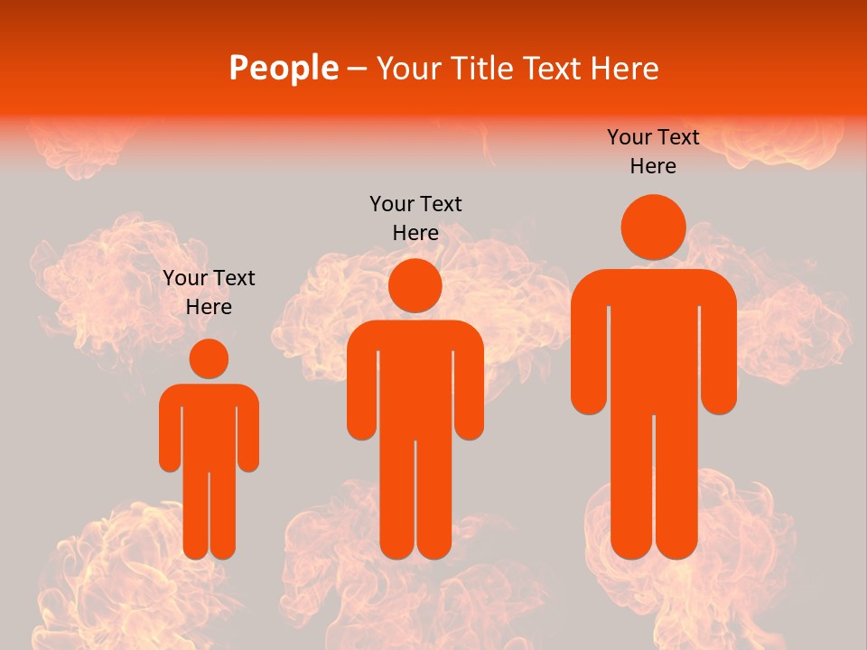 Blaze Beautiful Fiery PowerPoint Template