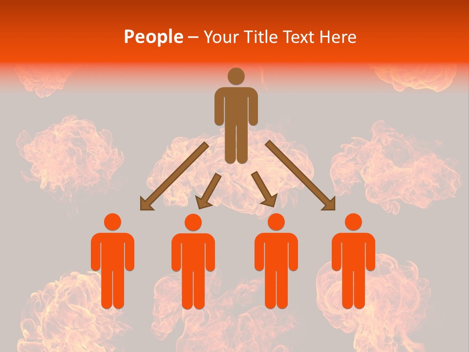 Blaze Beautiful Fiery PowerPoint Template