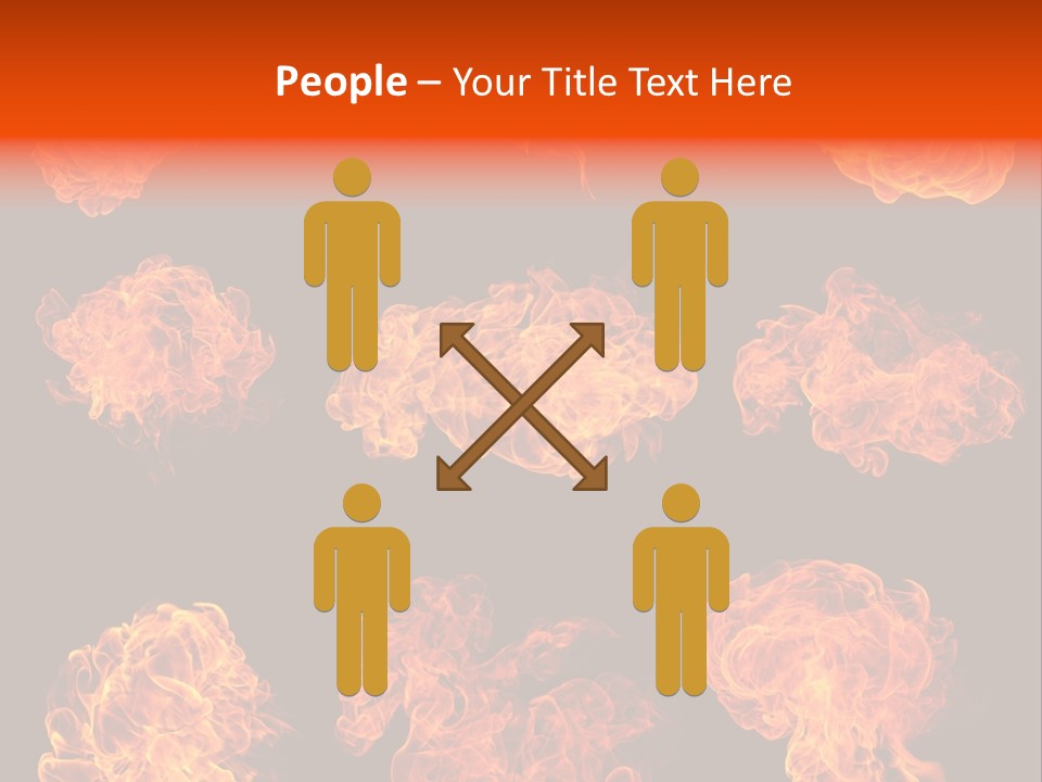 Blaze Beautiful Fiery PowerPoint Template