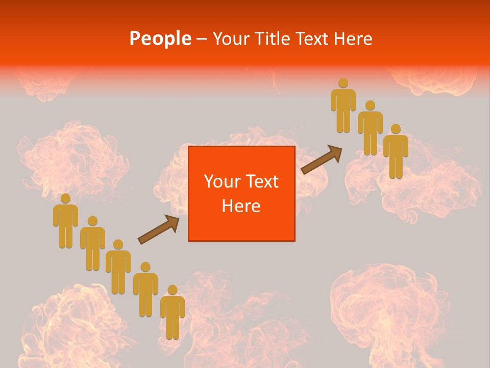 Blaze Beautiful Fiery PowerPoint Template