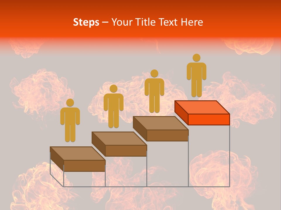 Blaze Beautiful Fiery PowerPoint Template