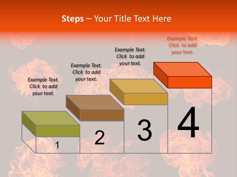 Blaze Beautiful Fiery PowerPoint Template
