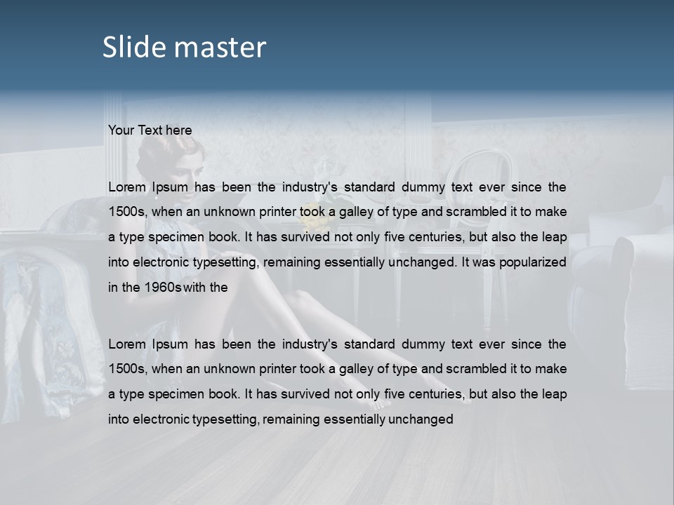 Expression Face Lips PowerPoint Template