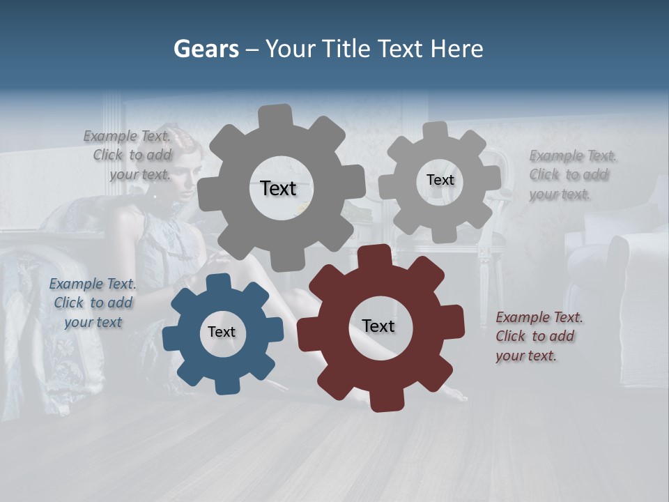 Expression Face Lips PowerPoint Template