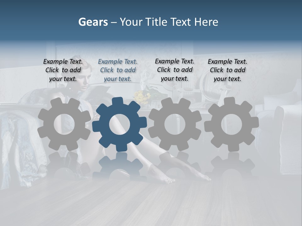 Expression Face Lips PowerPoint Template