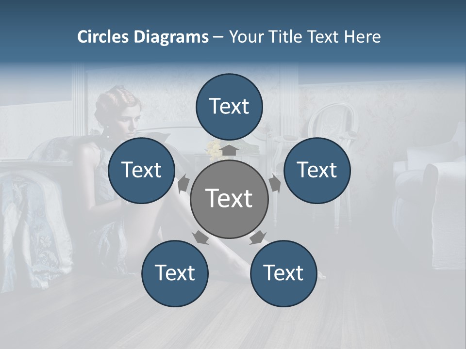 Expression Face Lips PowerPoint Template