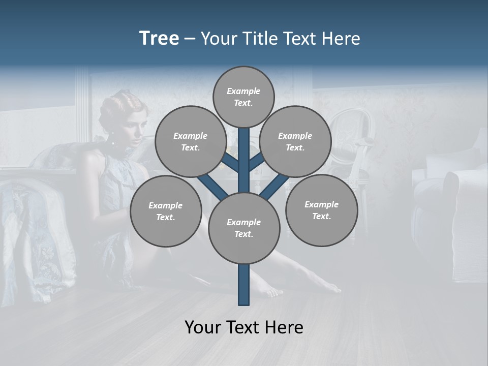 Expression Face Lips PowerPoint Template