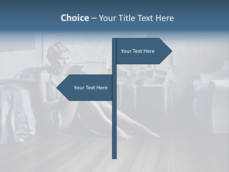 Expression Face Lips PowerPoint Template