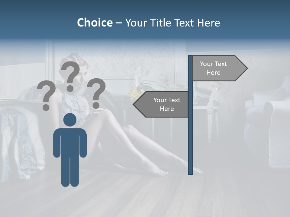 Expression Face Lips PowerPoint Template