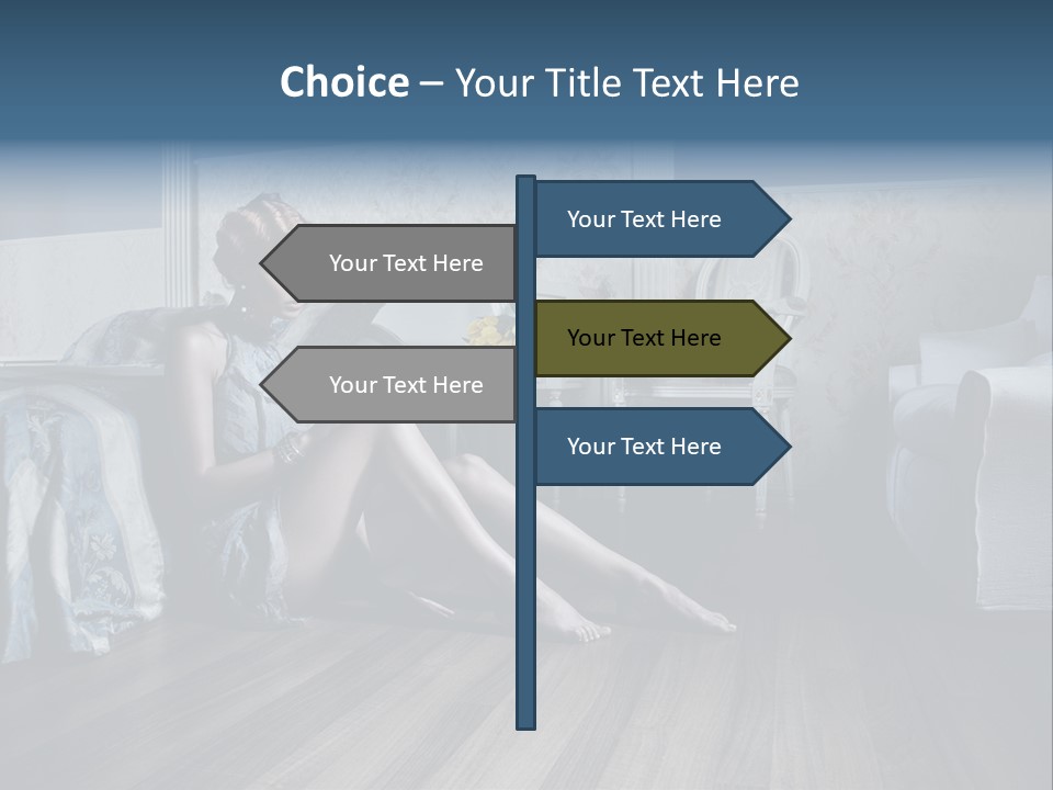 Expression Face Lips PowerPoint Template
