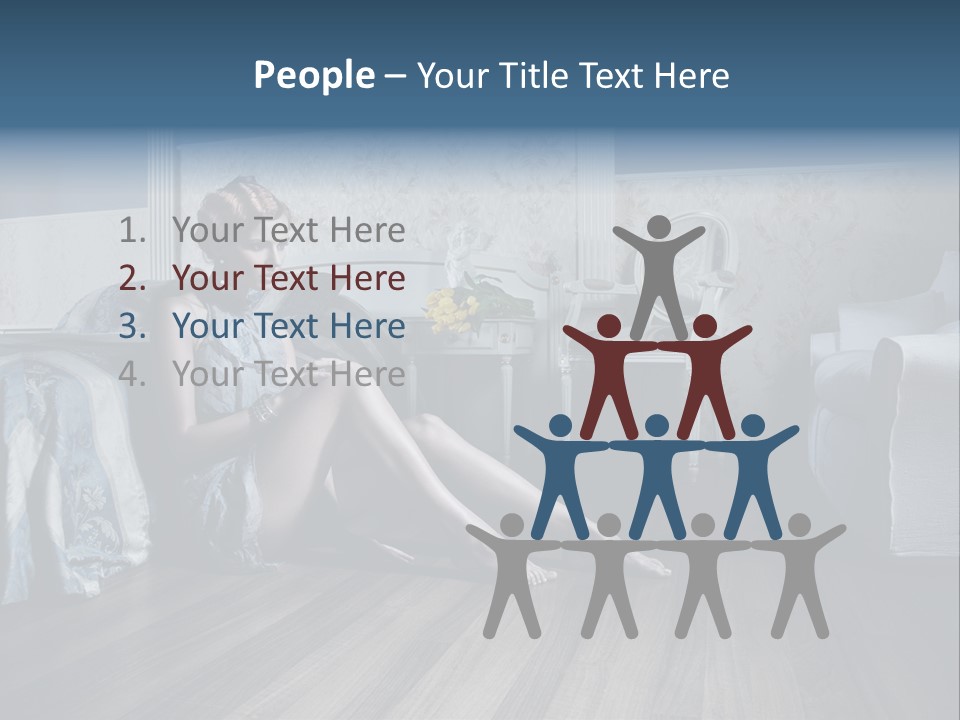 Expression Face Lips PowerPoint Template