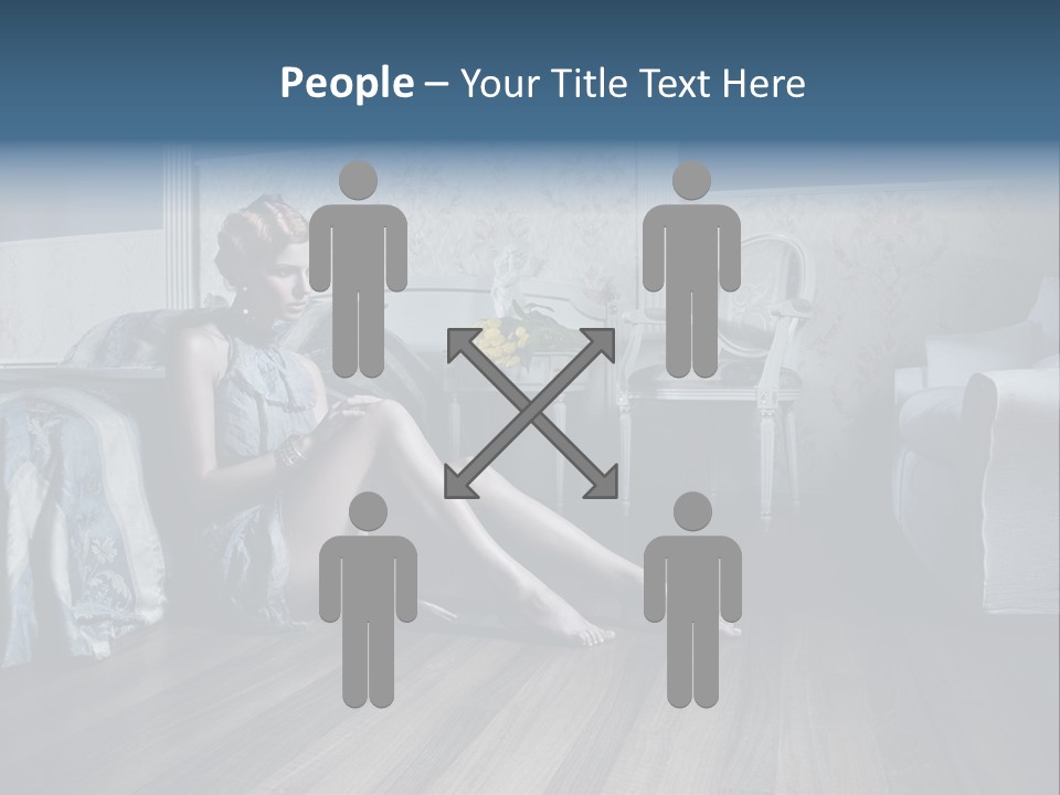 Expression Face Lips PowerPoint Template