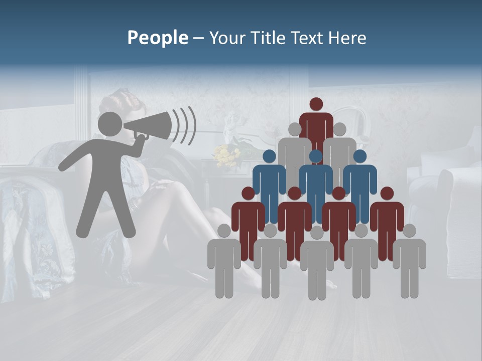 Expression Face Lips PowerPoint Template