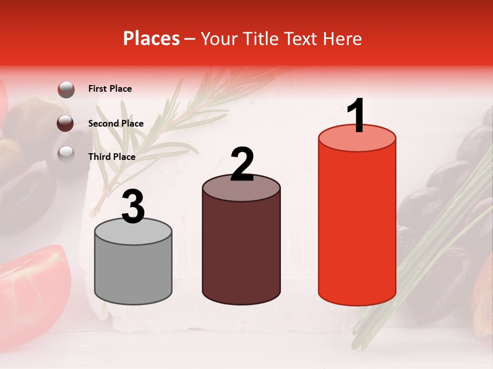 Violet Gourmet Block PowerPoint Template