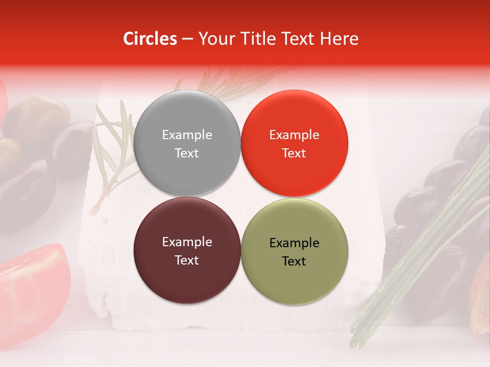 Violet Gourmet Block PowerPoint Template