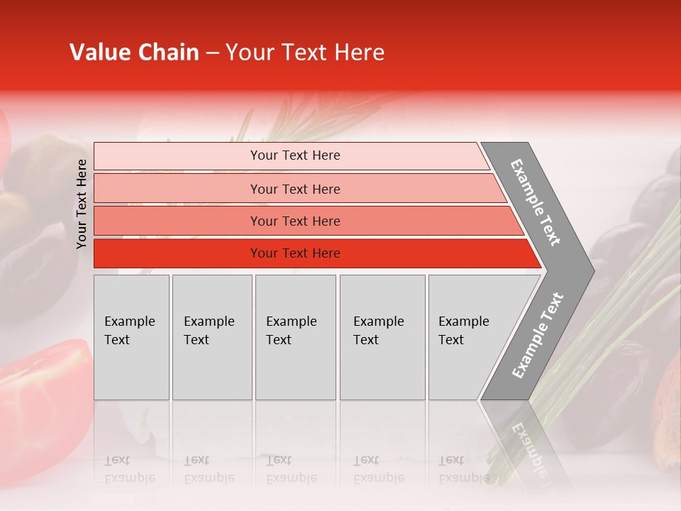 Violet Gourmet Block PowerPoint Template