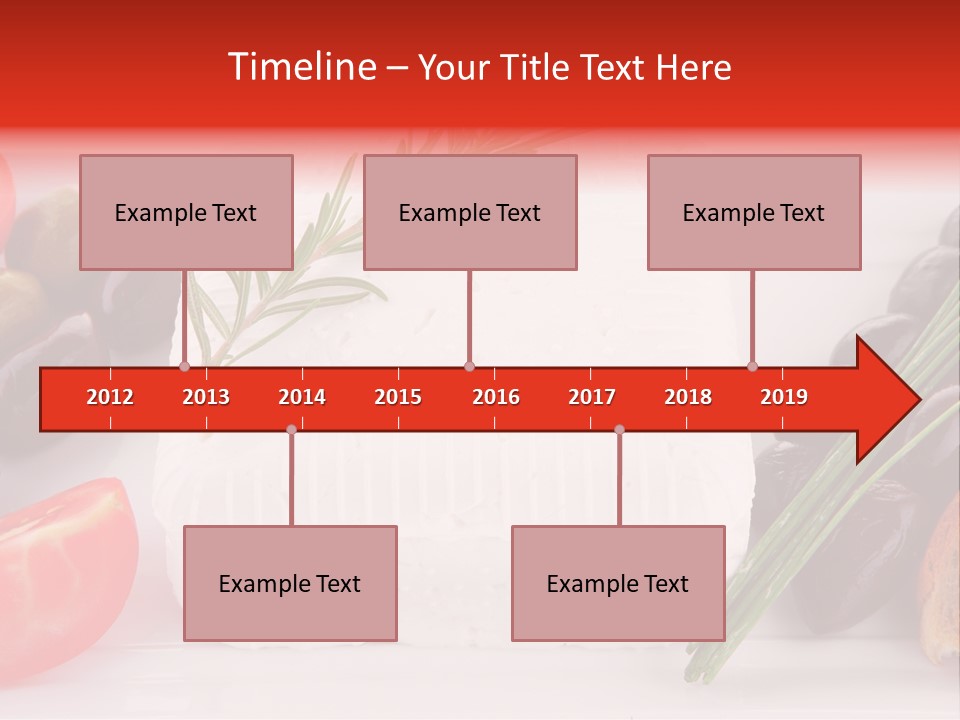 Violet Gourmet Block PowerPoint Template