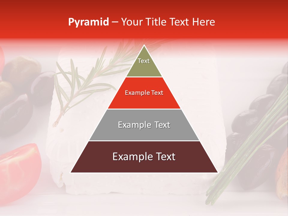 Violet Gourmet Block PowerPoint Template