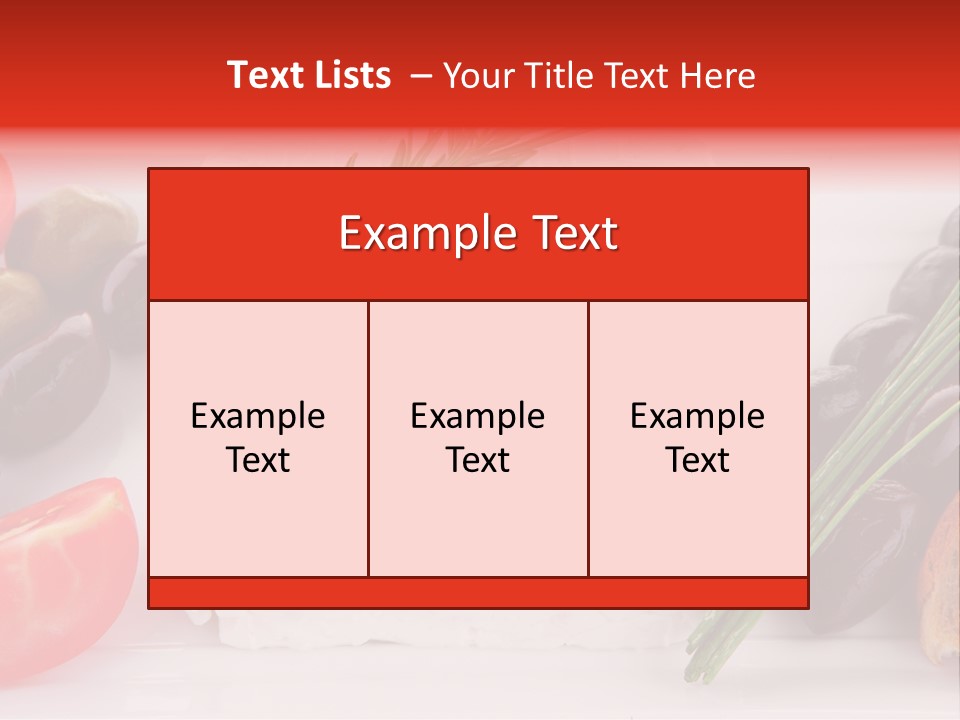 Violet Gourmet Block PowerPoint Template