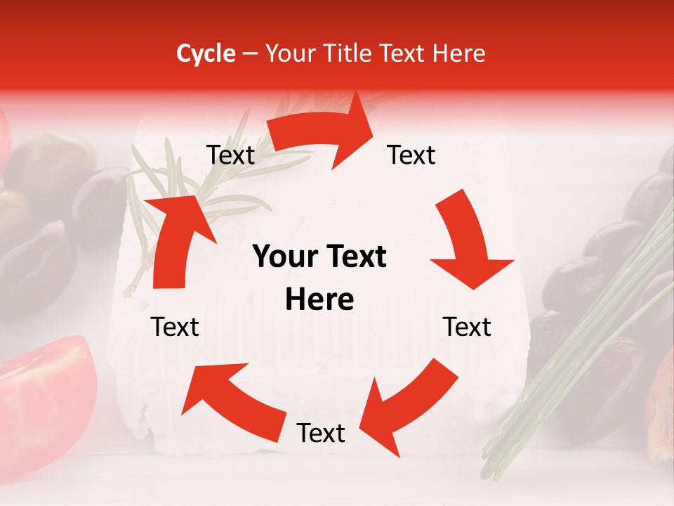 Violet Gourmet Block PowerPoint Template