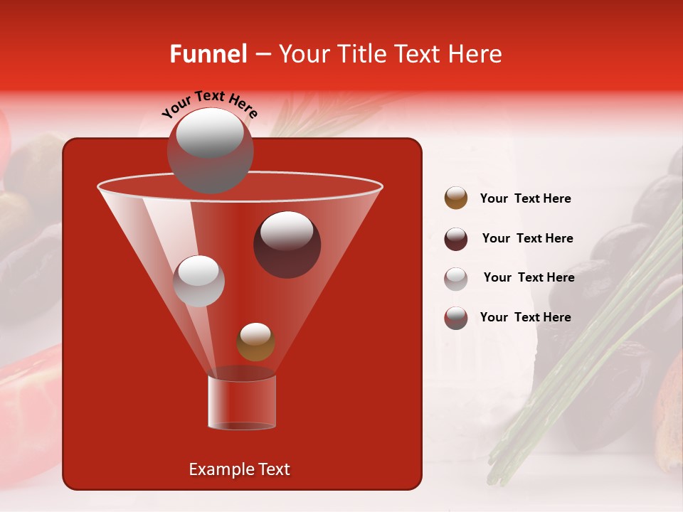 Violet Gourmet Block PowerPoint Template