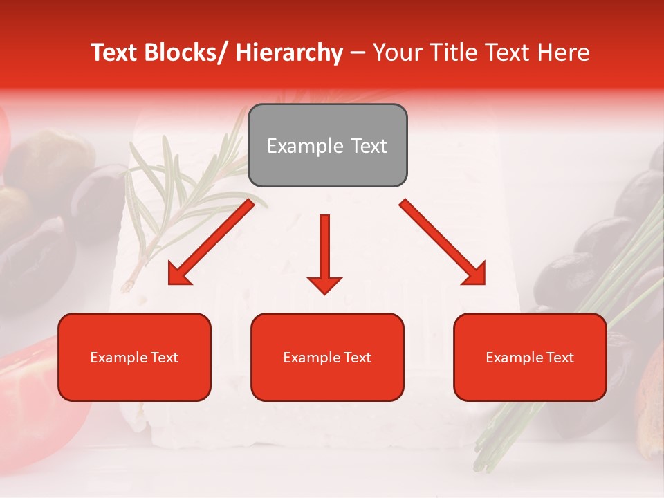 Violet Gourmet Block PowerPoint Template