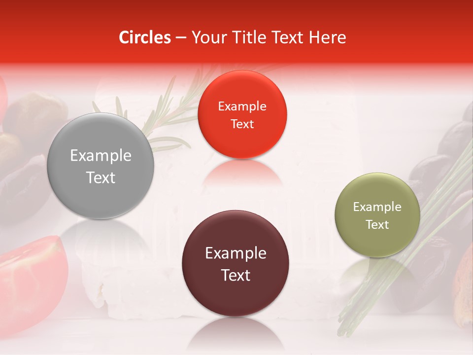 Violet Gourmet Block PowerPoint Template