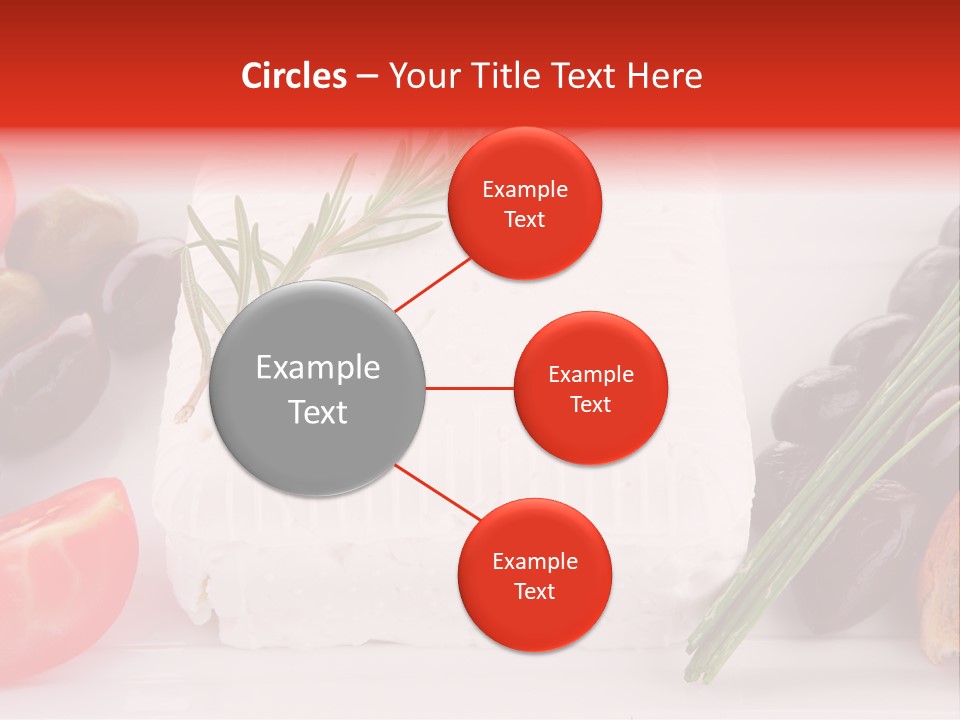 Violet Gourmet Block PowerPoint Template