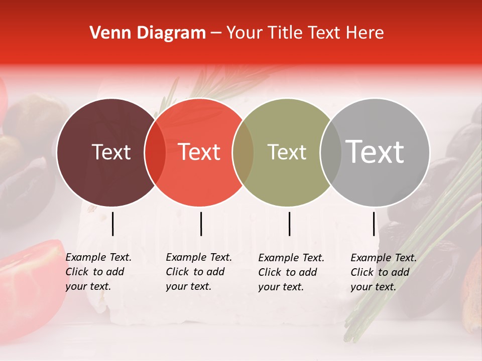 Violet Gourmet Block PowerPoint Template