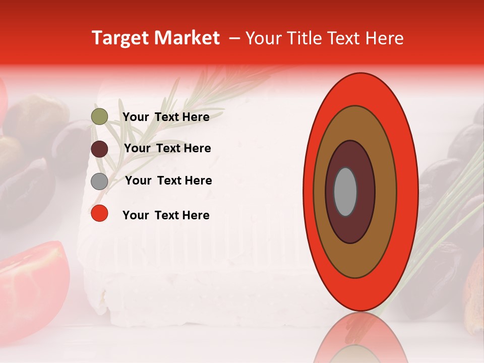 Violet Gourmet Block PowerPoint Template