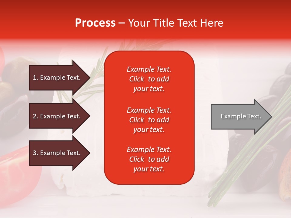 Violet Gourmet Block PowerPoint Template