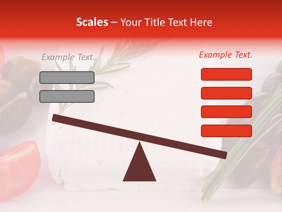 Violet Gourmet Block PowerPoint Template