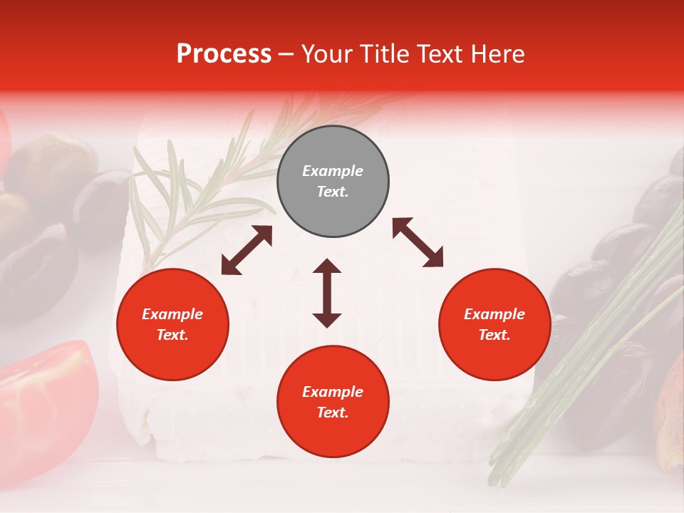 Violet Gourmet Block PowerPoint Template