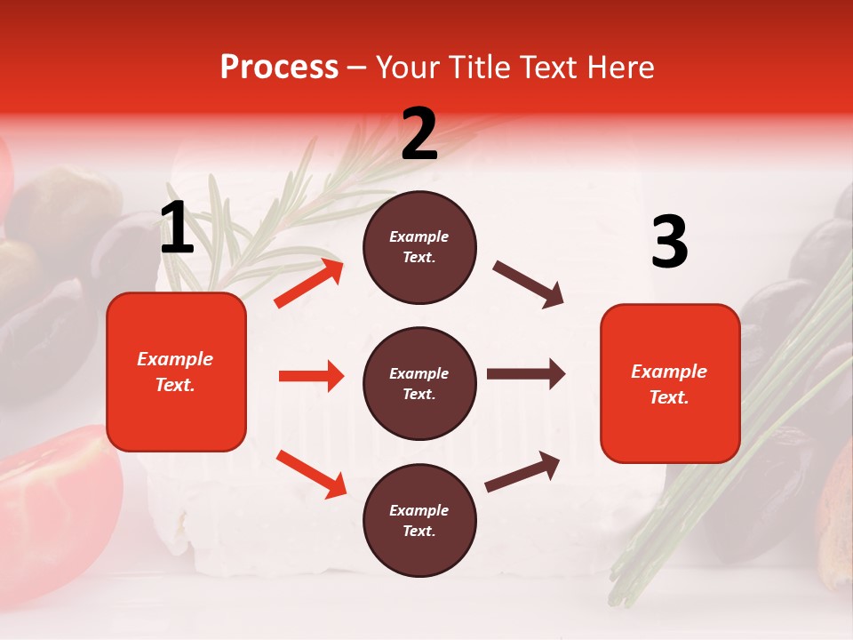 Violet Gourmet Block PowerPoint Template