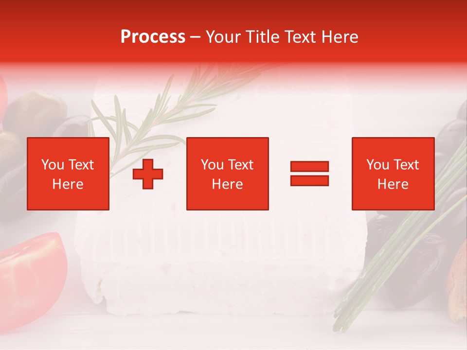 Violet Gourmet Block PowerPoint Template