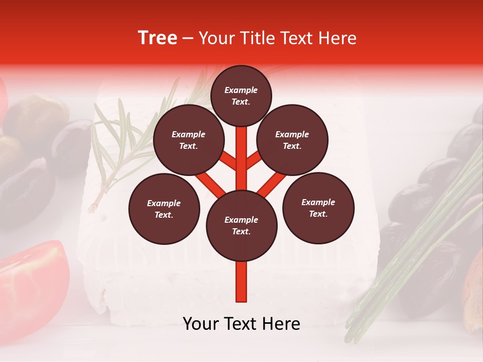 Violet Gourmet Block PowerPoint Template