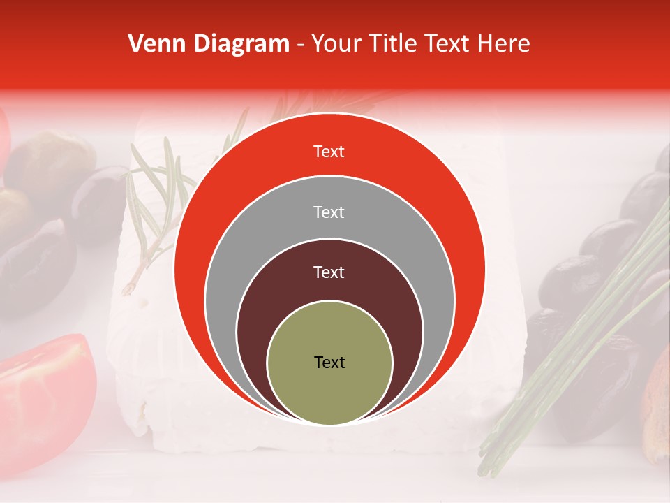 Violet Gourmet Block PowerPoint Template