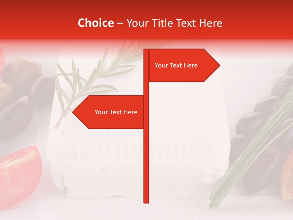 Violet Gourmet Block PowerPoint Template