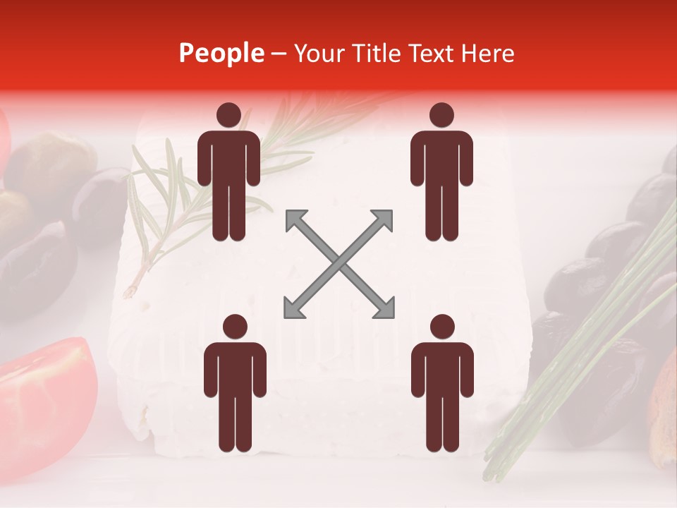 Violet Gourmet Block PowerPoint Template