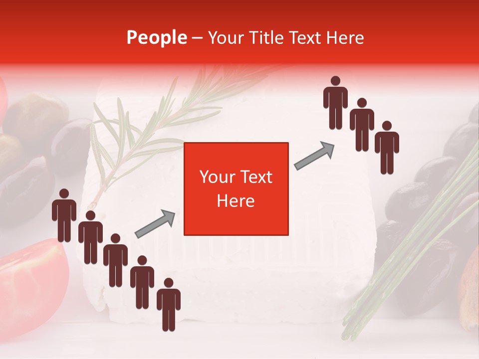 Violet Gourmet Block PowerPoint Template