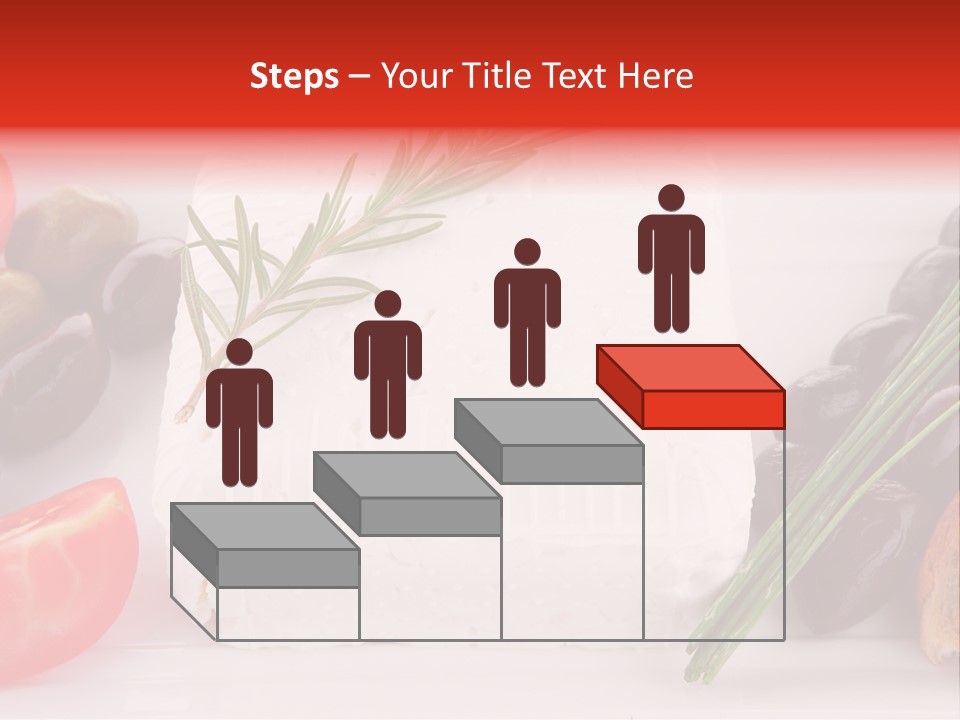 Violet Gourmet Block PowerPoint Template