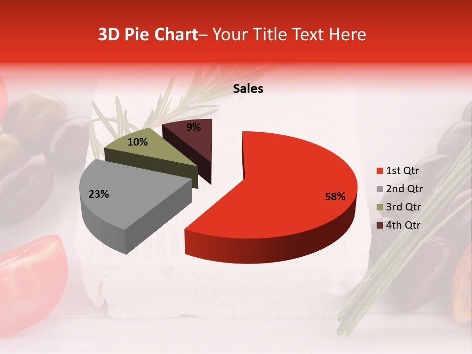 Violet Gourmet Block PowerPoint Template