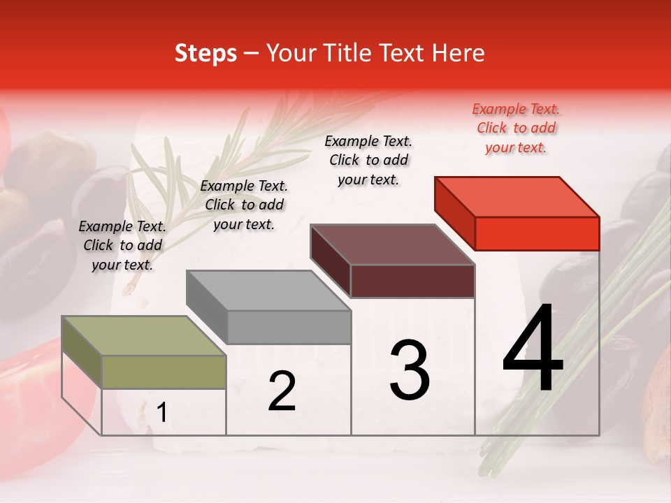 Violet Gourmet Block PowerPoint Template