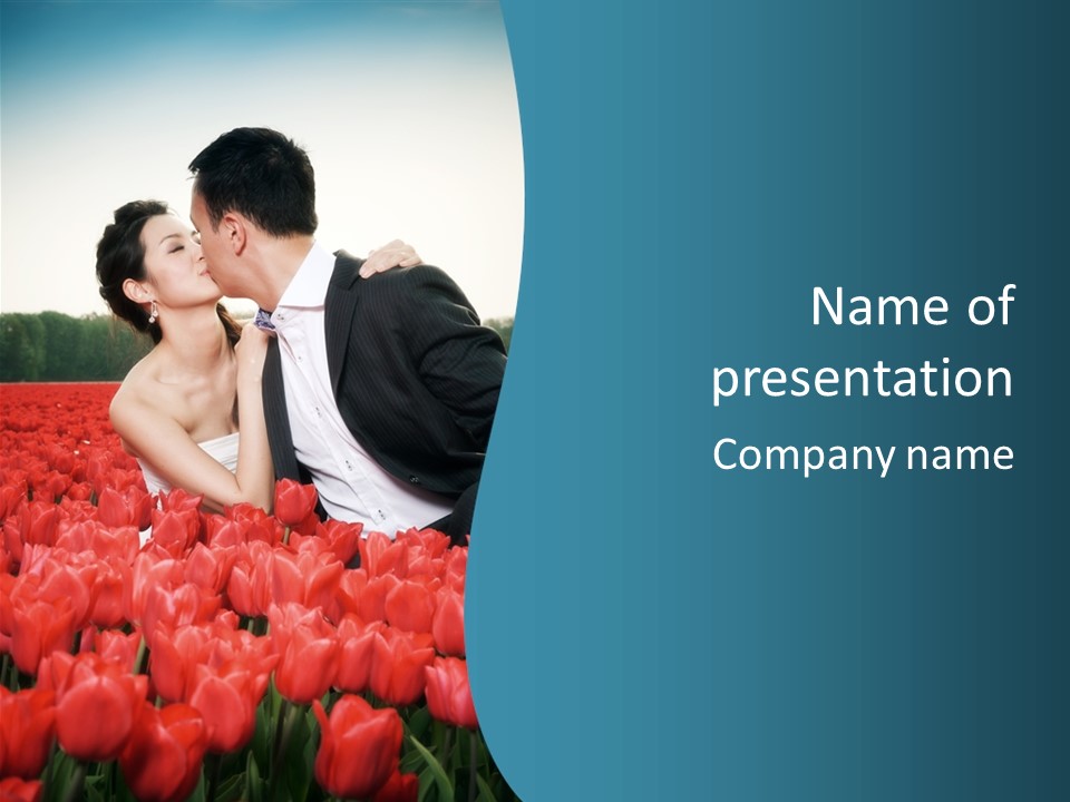 Chinese Person Sunrise PowerPoint Template