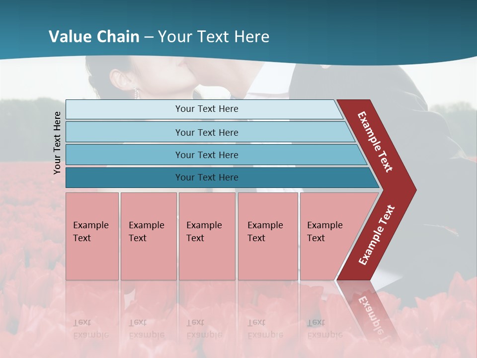 Chinese Person Sunrise PowerPoint Template