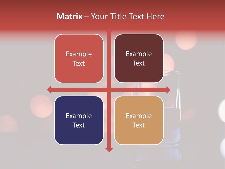 Liquid Signle Orange PowerPoint Template