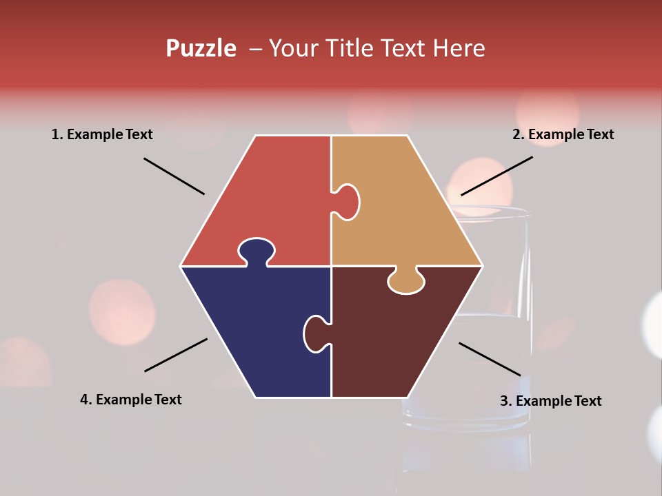 Liquid Signle Orange PowerPoint Template