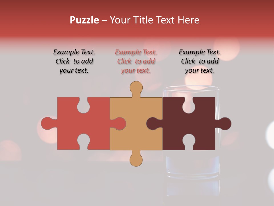 Liquid Signle Orange PowerPoint Template